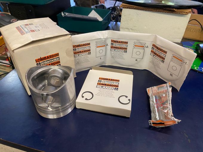 Kit pistone completo Lombardini diametro 85,5 +0,50.