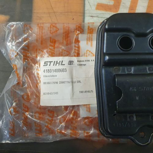 Silenziatore per decespugliatore e macchine Stihl