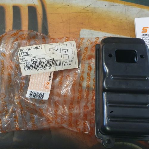 Silenziatore per Stihl soffiatore BR400-420 e Atomizzatore SR400-420