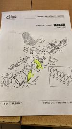 FASCIA ESTERNA TURBINA D.350 PER TRATTORINO RASAERBA GIANNI FERRARI