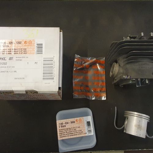 CILINDRO CON PISTONE Ø 47 MM PER STIHL MS361